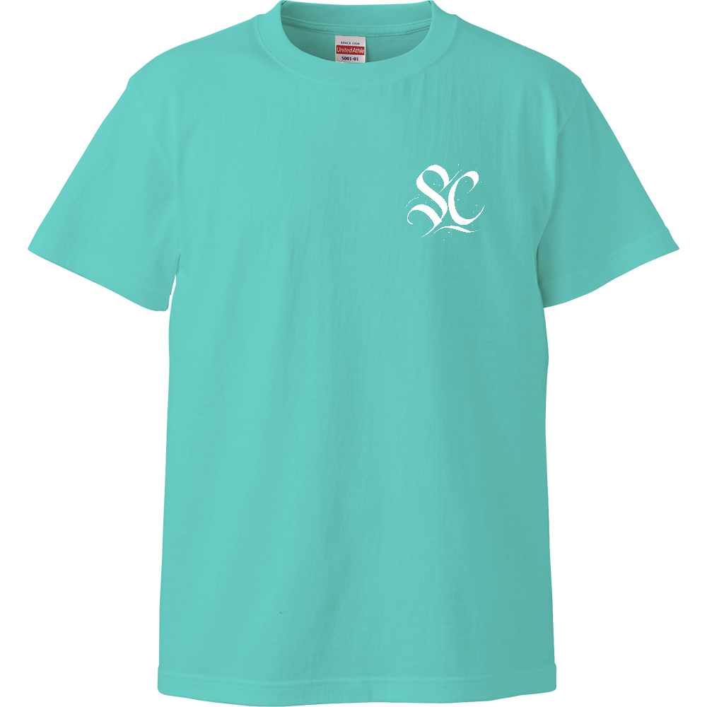 白文字SC ハイクオリティTシャツ ミントグリーン