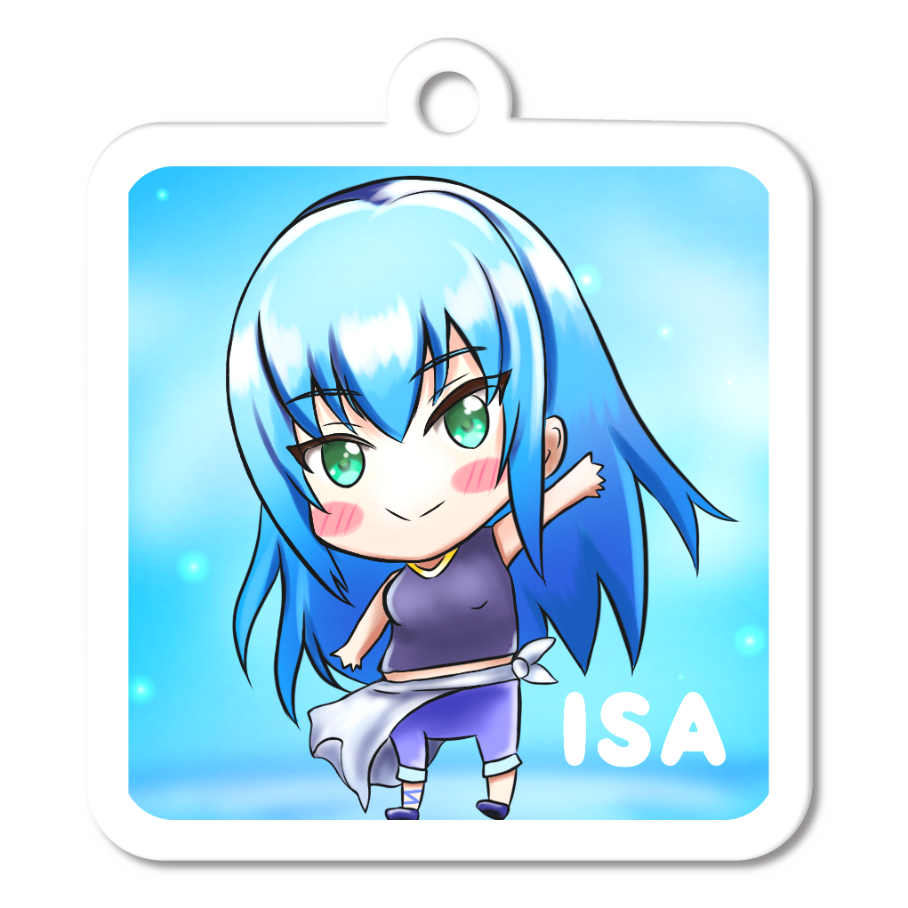 ミニキャラ!ロストランド イサ アクリルキーホルダー