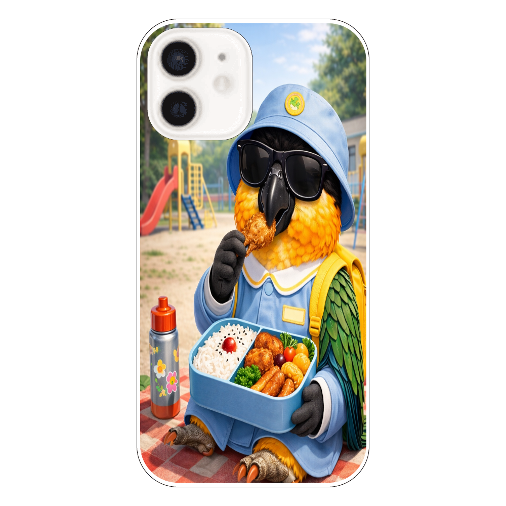 お弁当時間のドン・ムック｜ほっこり幼稚園iPhone12ハードケース