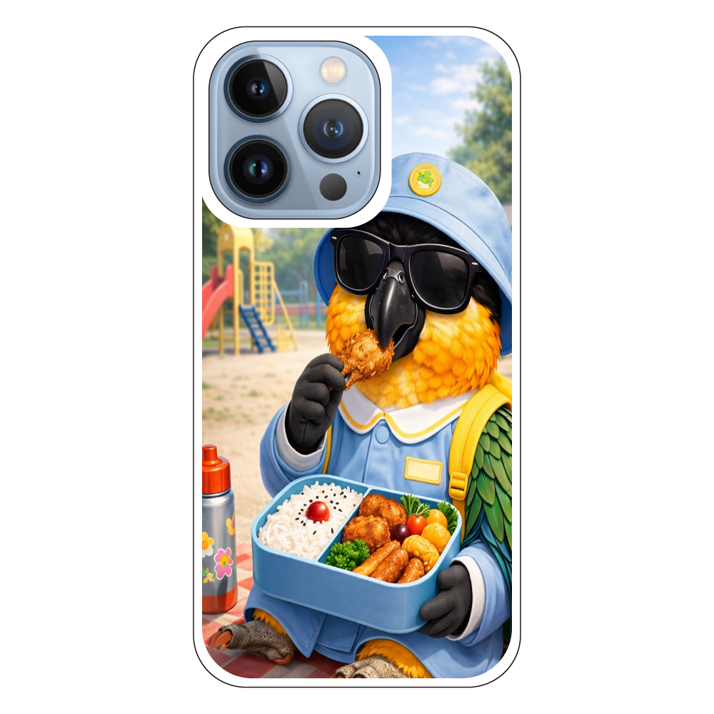 お弁当時間のドン・ムック｜ほっこり幼稚園iPhone13Proハードケース