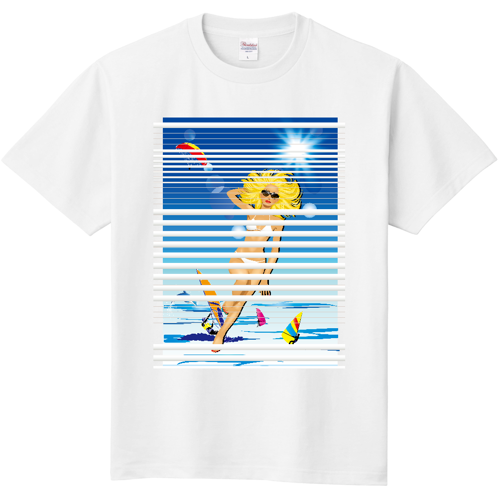 A009　ポップ『凉』 定番Ｔシャツ｜PrintStar