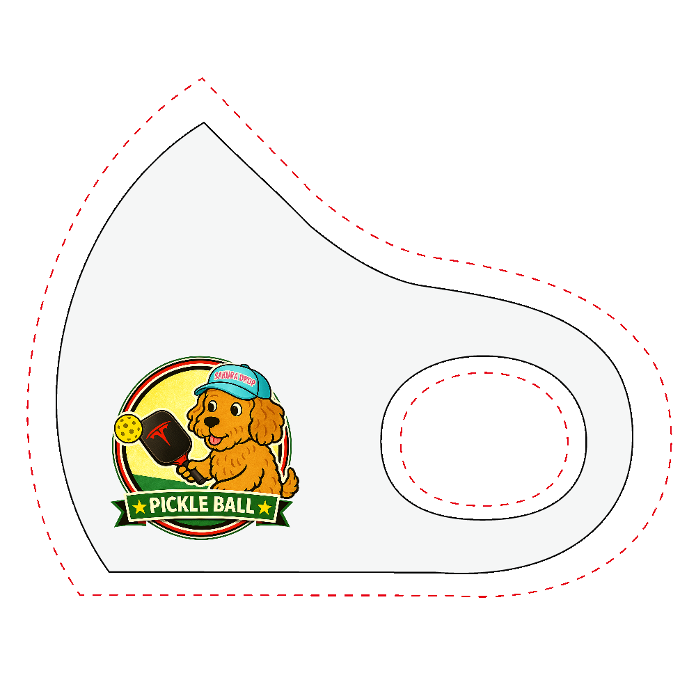 PickleBall＆Dog　スポーツマスク