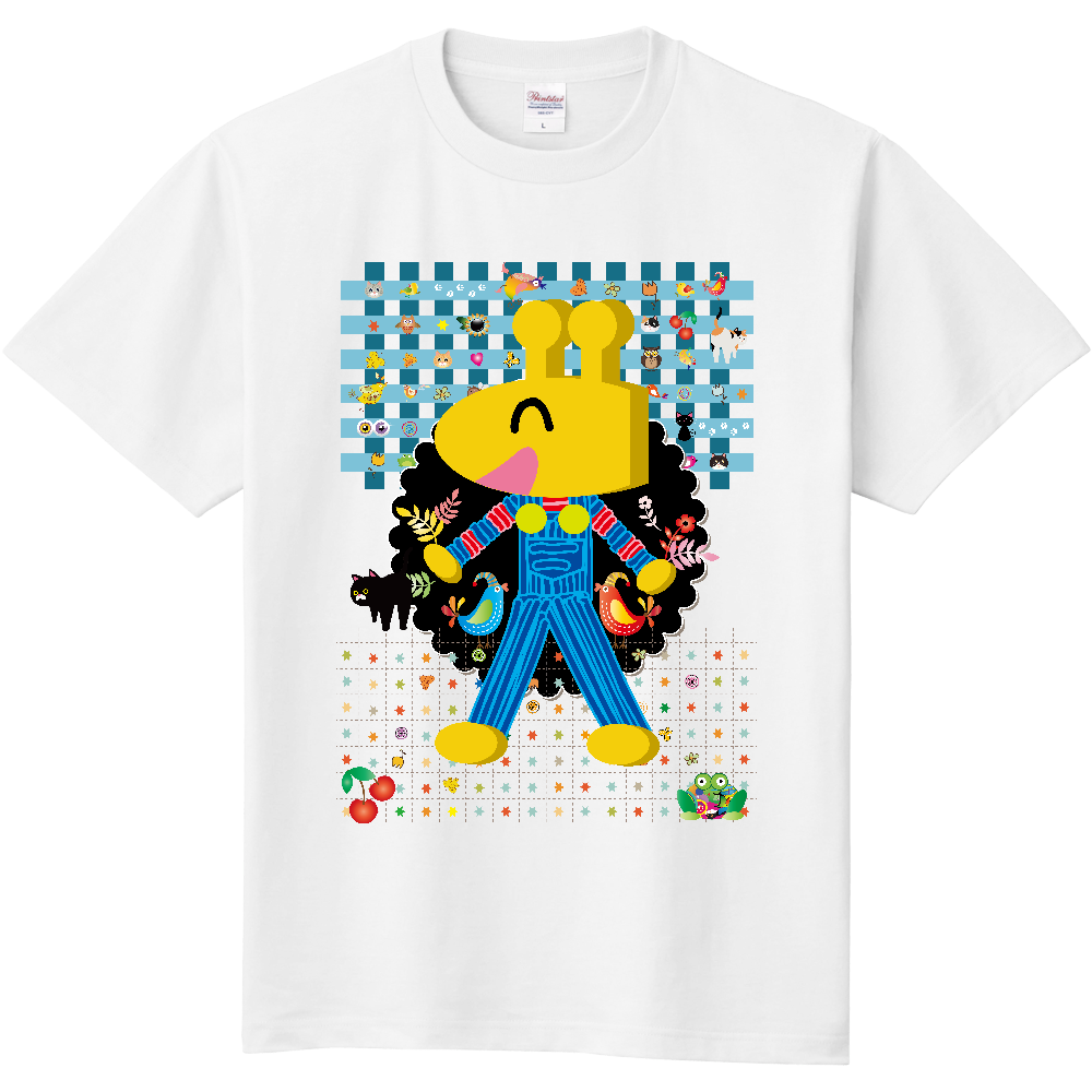 A011　ポップ『キリンちゃん』 定番Ｔシャツ｜PrintStar