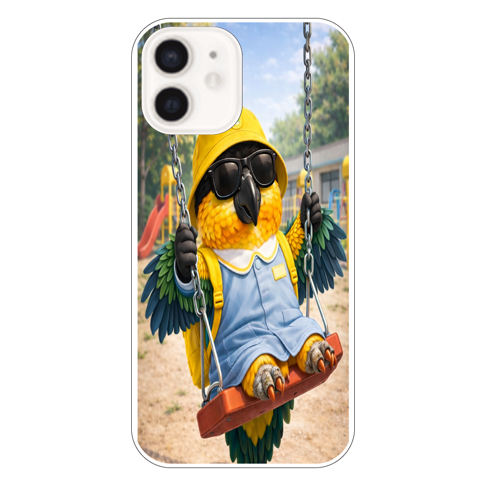 園児ドン・ムック｜ブランコでひと休みiPhone12 Proハードケース 