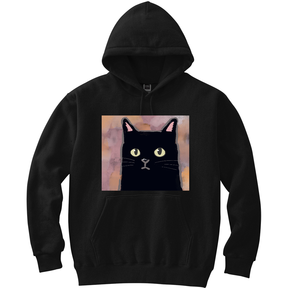 クロネコの軽量プルパーカー