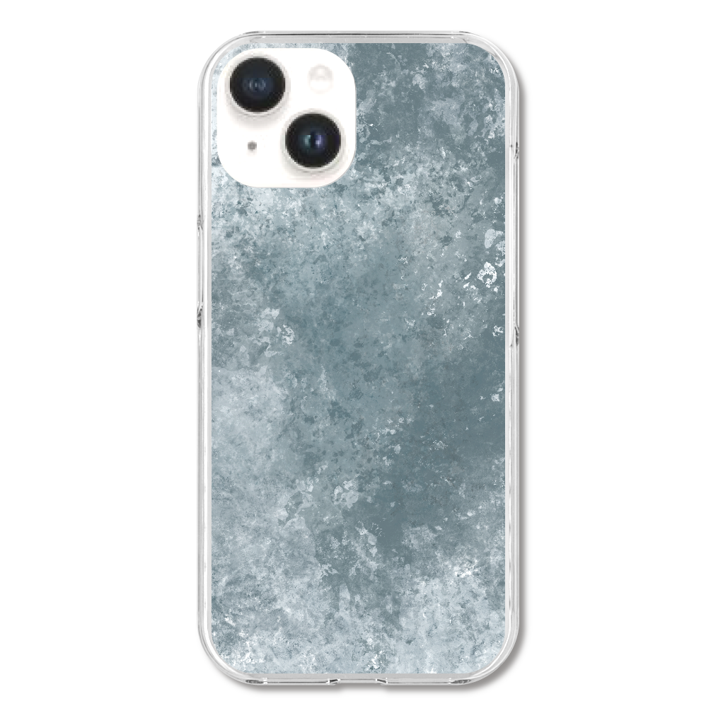 グランジ風(アッシュブルー)