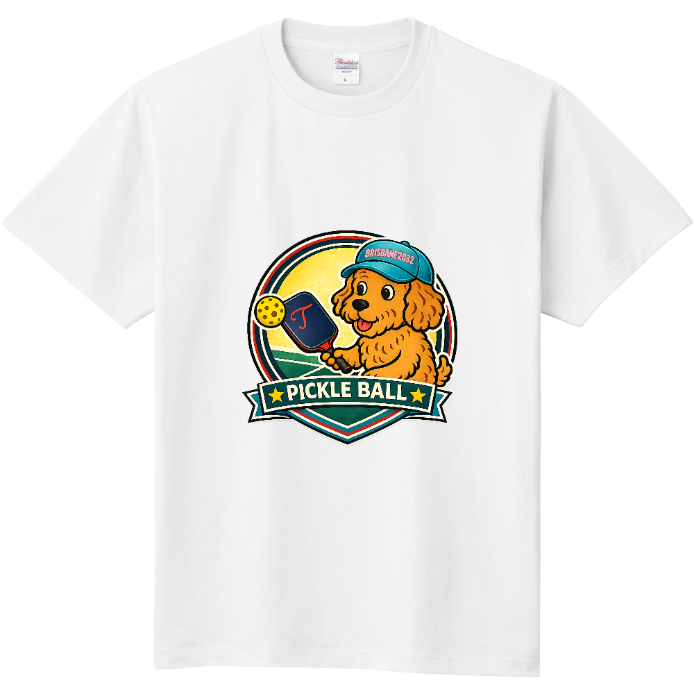 定番Ｔシャツ  PickleBall＆Cockapoo