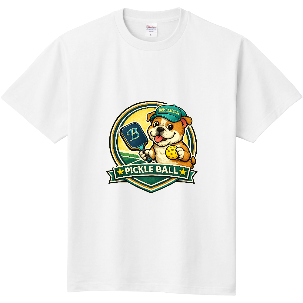 定番Tシャツ　PickleBall＆Bulldog