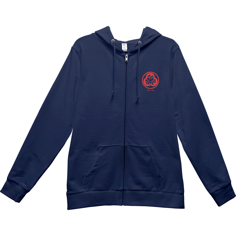 GHOST DOG ZIPUP HOODIE 