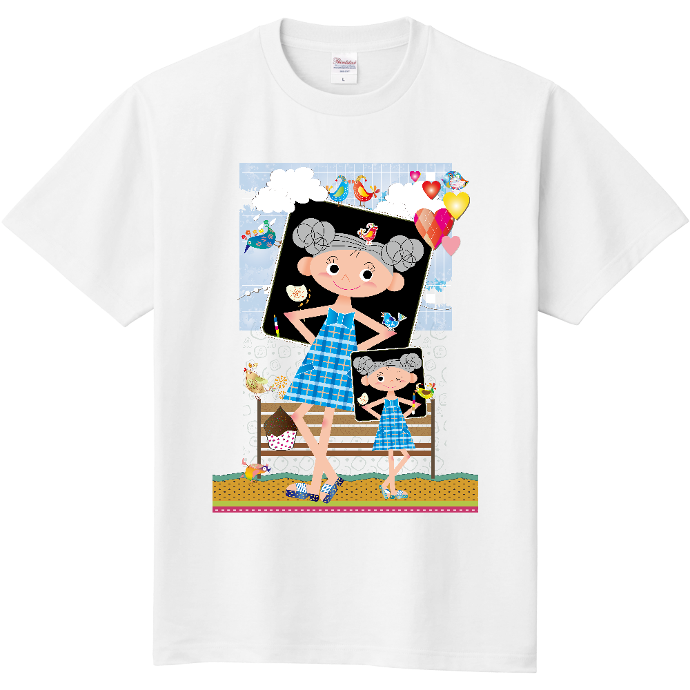 A012　ポップ『ひなこちゃん』 定番Ｔシャツ｜PrintStar