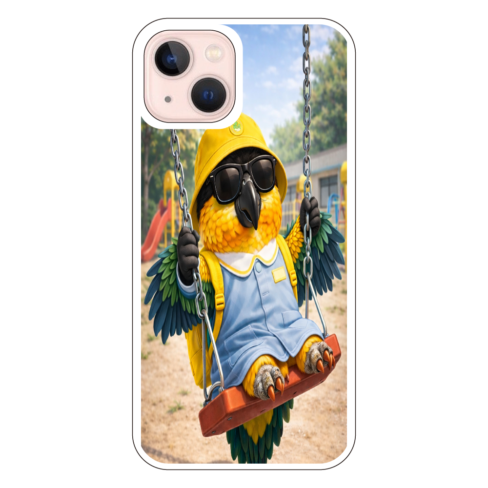 園児ドン・ムック｜ブランコでひと休み iPhone13ハードケース
