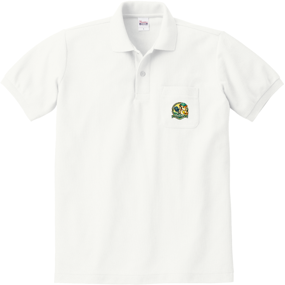 定番ポロシャツ（ポケット付き）　PickleBall＆Bulldog