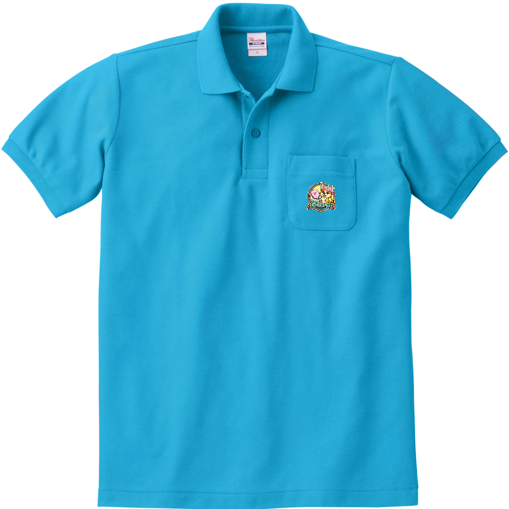 定番ポロシャツ（ポケット付き）　PickleBall＆Welsh Corgi