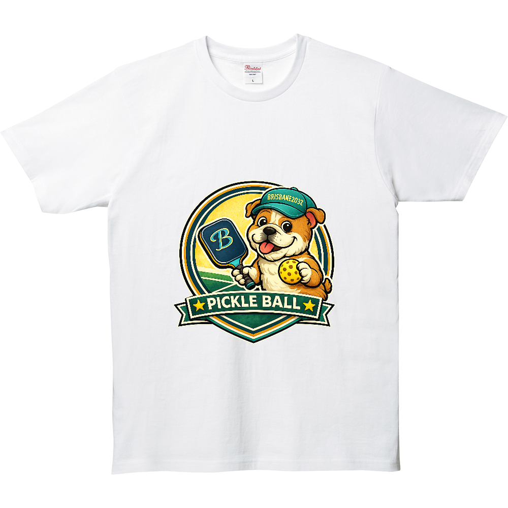 5.0オンス Tシャツ　PickleBall＆Bulldog