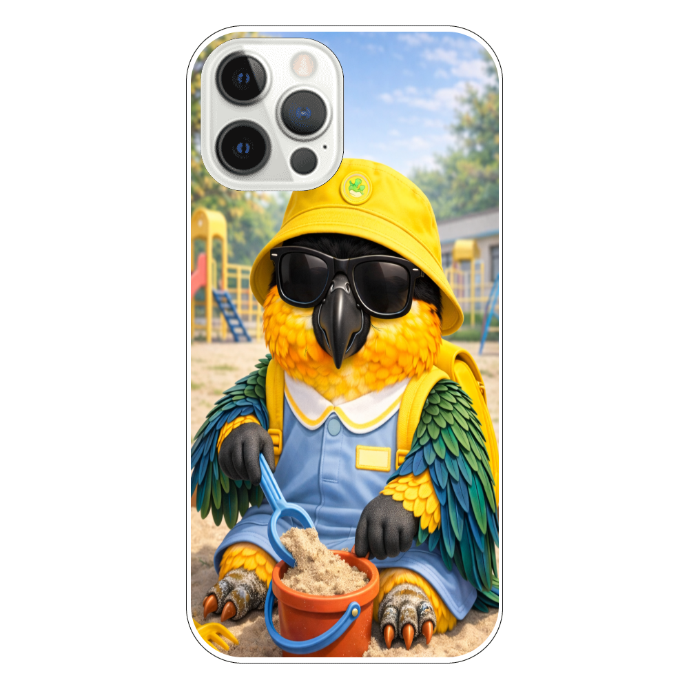 ドン・ムック｜砂場で遊ぶわんぱくバードiPhone12 Pro