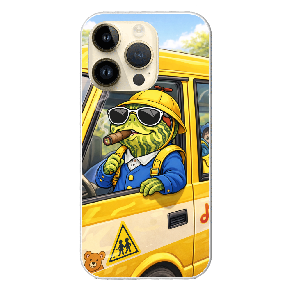 ドン・カメキチ｜園児バスに乗る亀iPhone14Pro