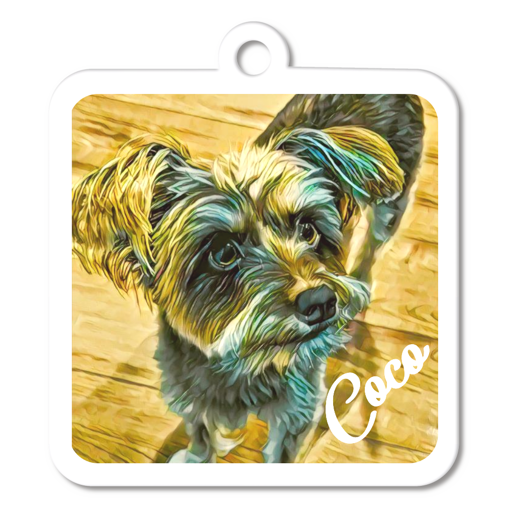 キーホルダー中(正方形)