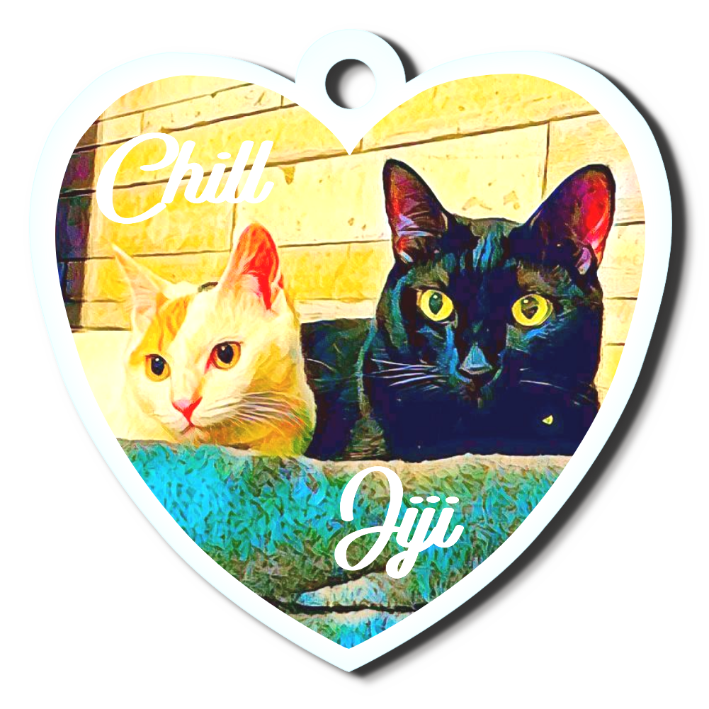 キーホルダー中(ハート型)