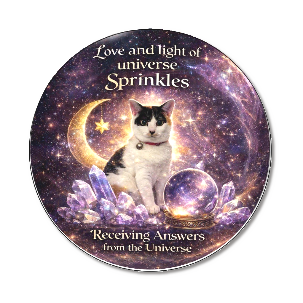 宇宙猫スプのデカ守護缶バッジ75mm