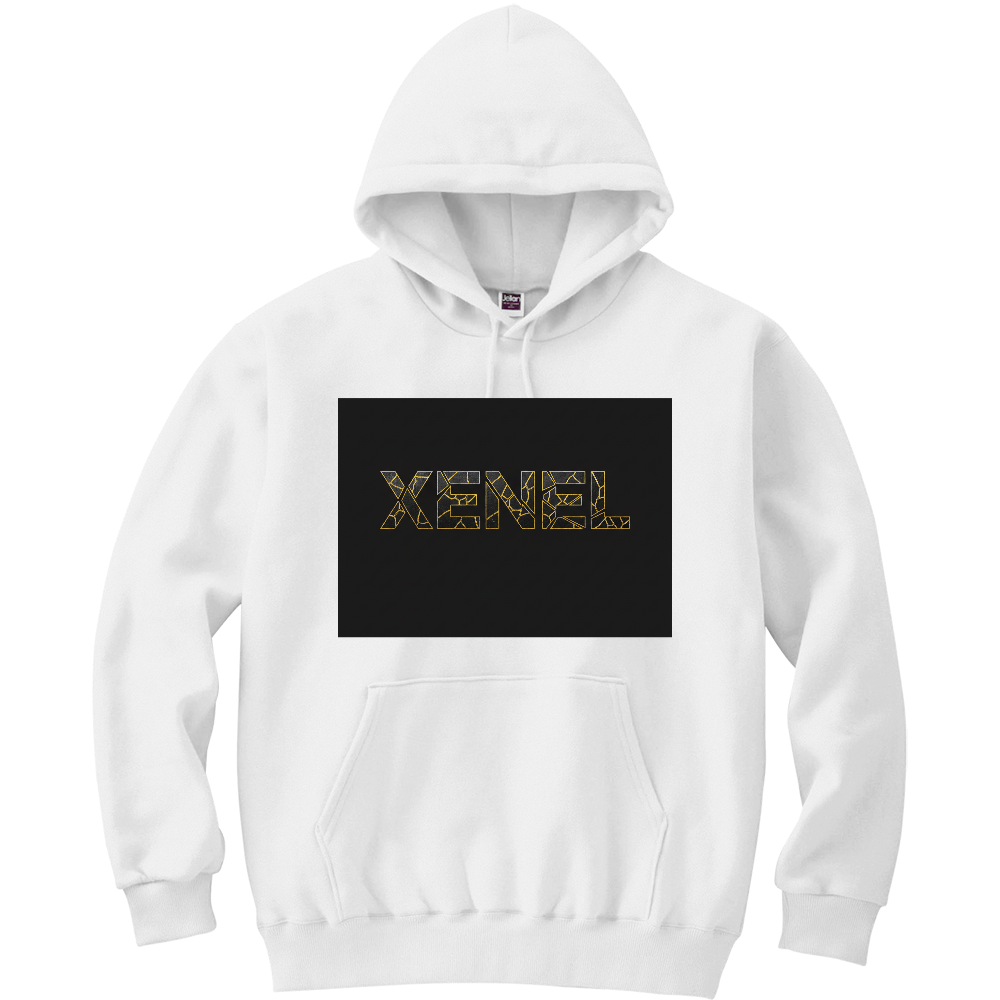 Xenel Black Square Hoodie