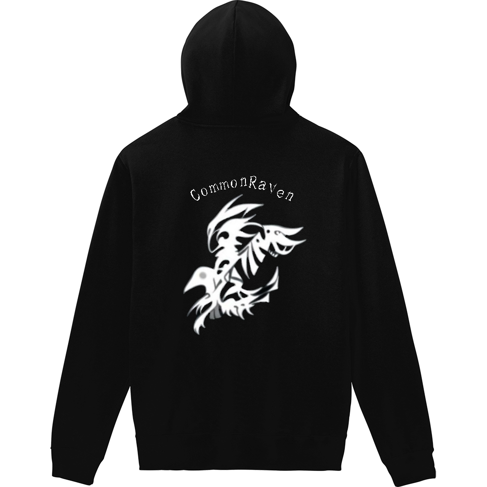 Common Raven ホワイトトライバルパーカー　11色