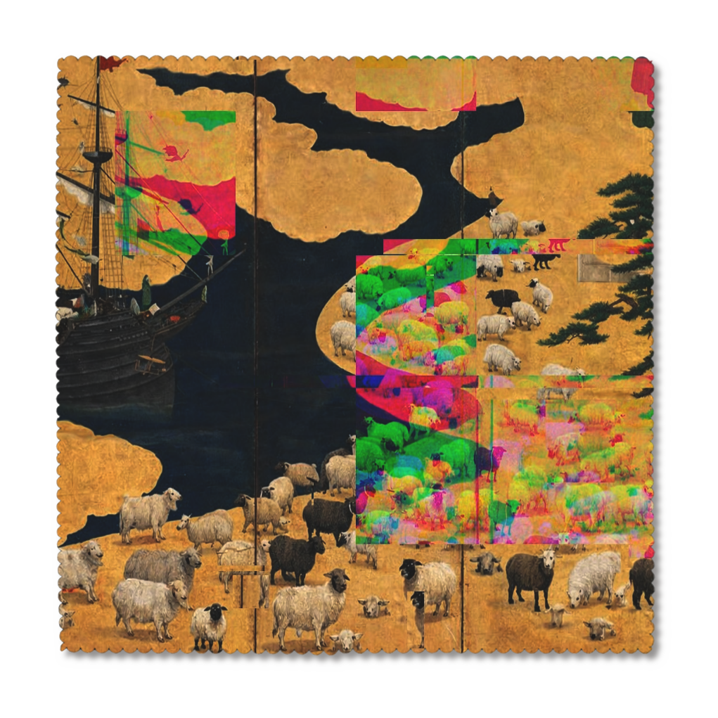 南蛮図屏風×未年