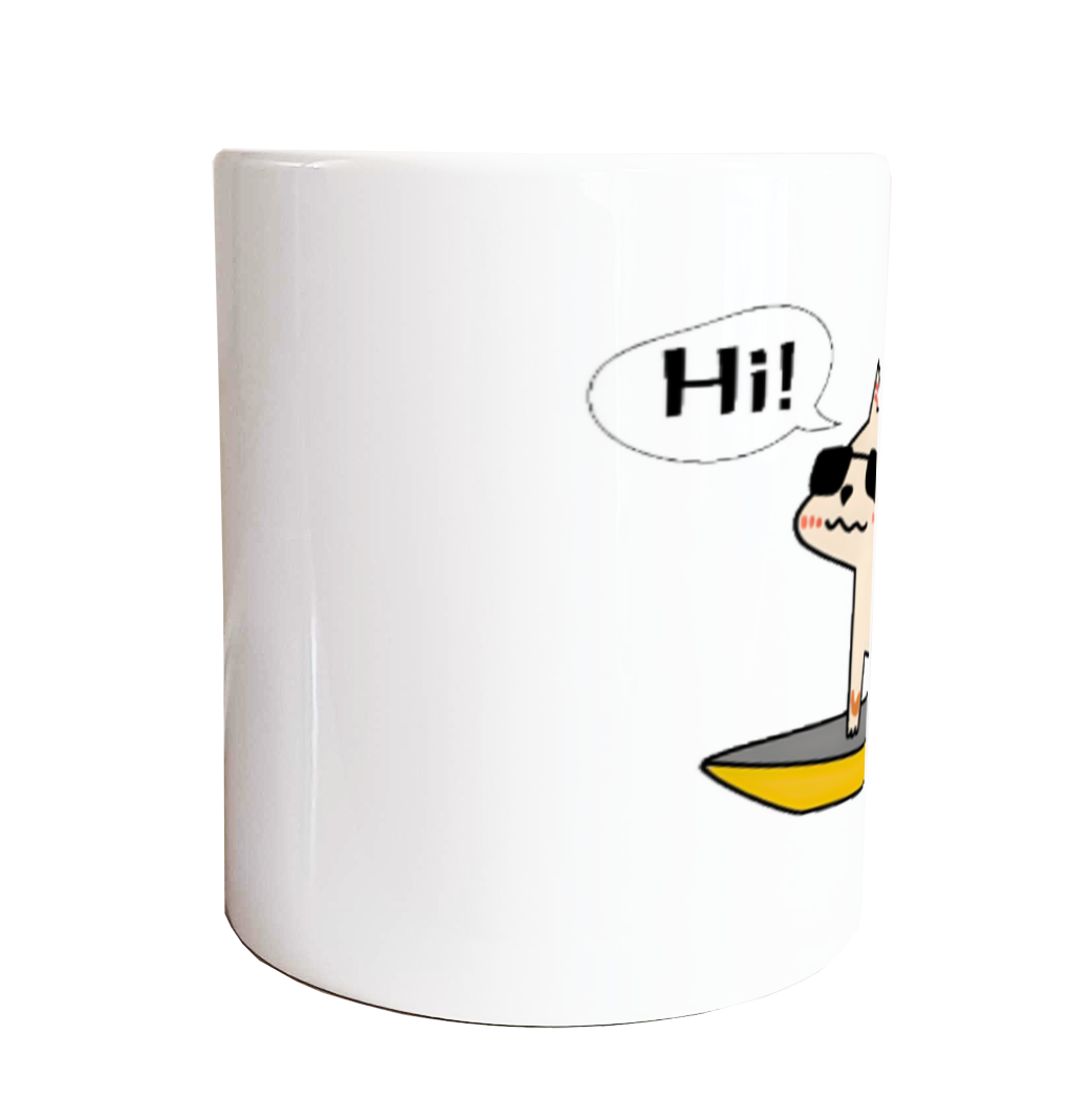 クールなサーフ犬マグカップ