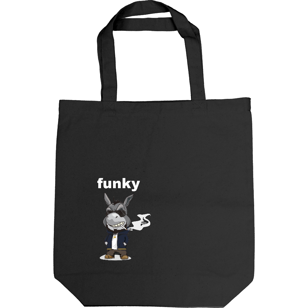 強面のロバのトートバッグ