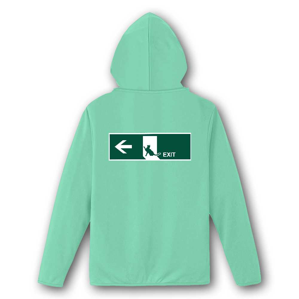 自宅用EXIT パーカー　ねこ