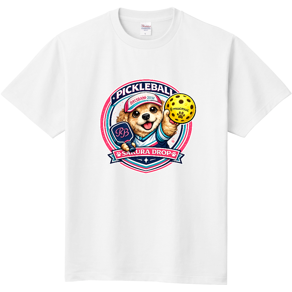 定番Ｔシャツ  PickleBall＆ToyPoodle Ⅴ