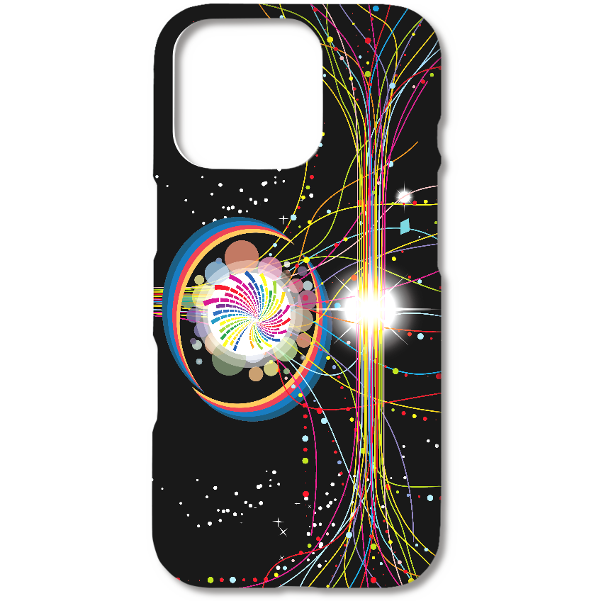 M032　ポップ『宙』 ３D真空昇華印刷　ツヤあり（コート）