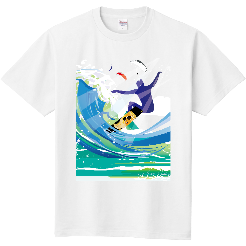 A015　『波』 定番Ｔシャツ｜PrintStar