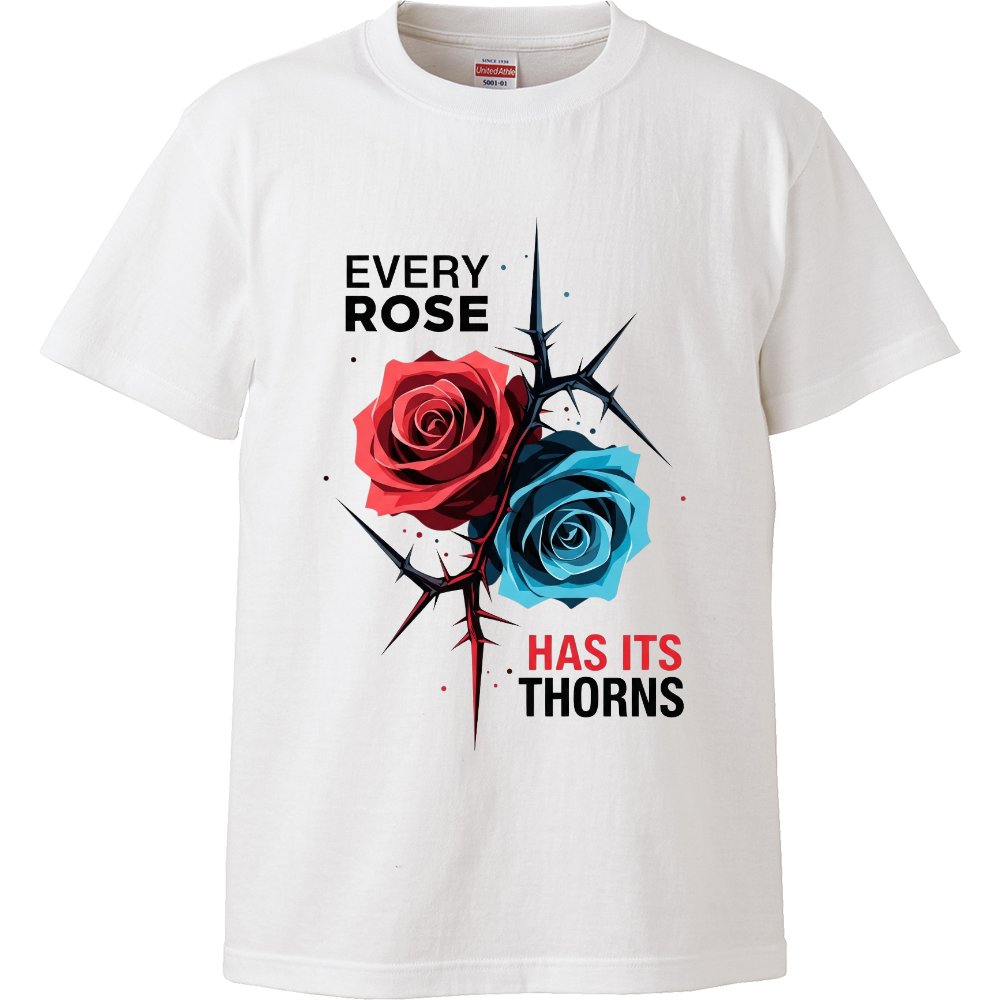[Tシャツ] Every rose has its thorns.