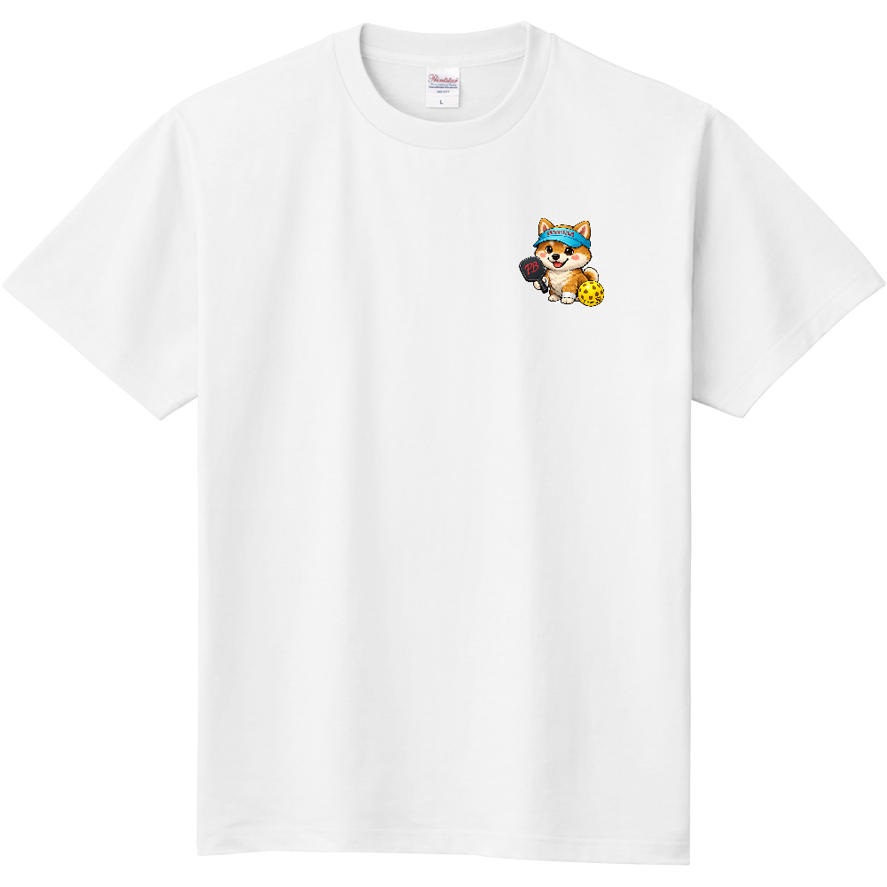 定番Tシャツ　PickleBall＆豆しば　　ロゴ×２　前後