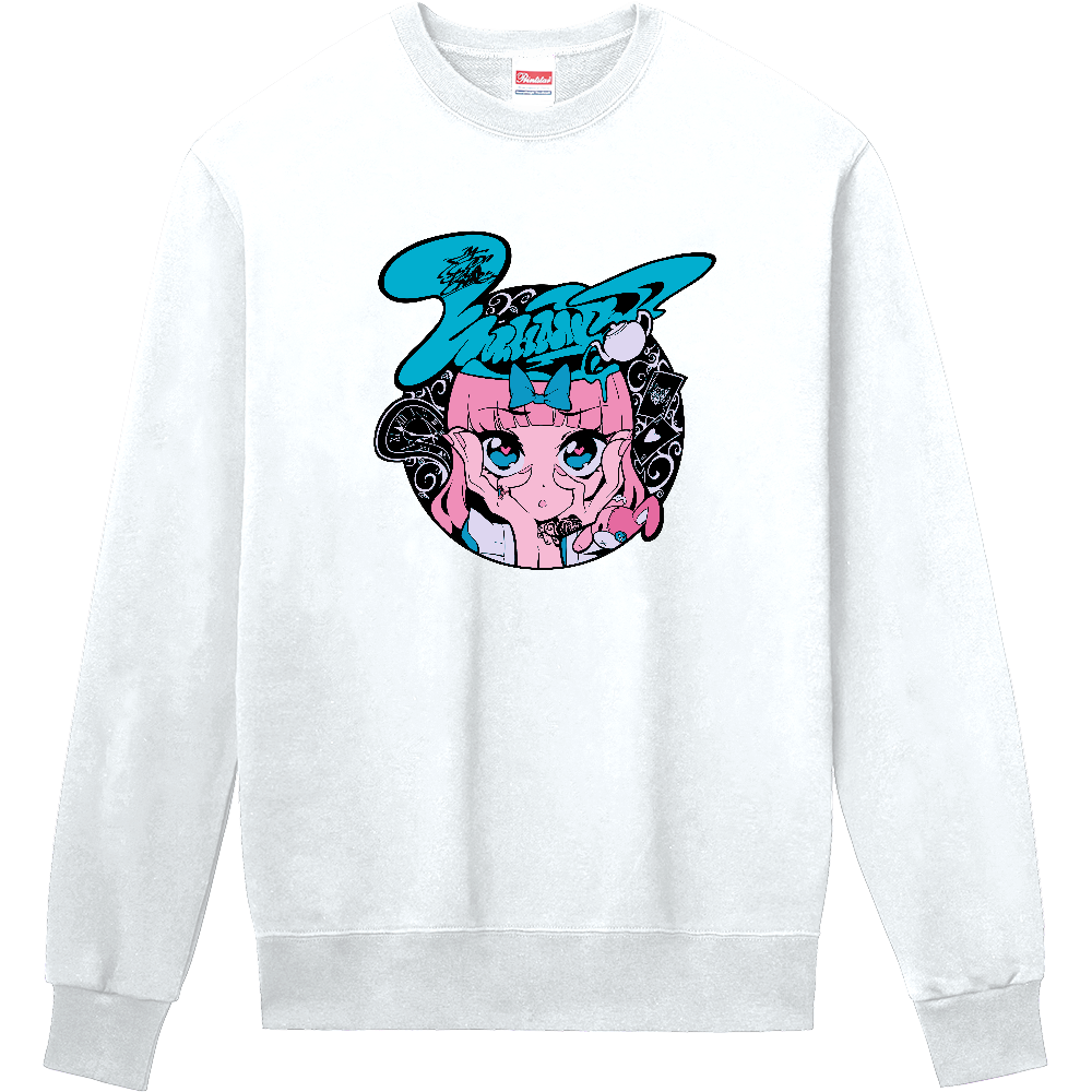 ENCHANTED sweat(WHITE）