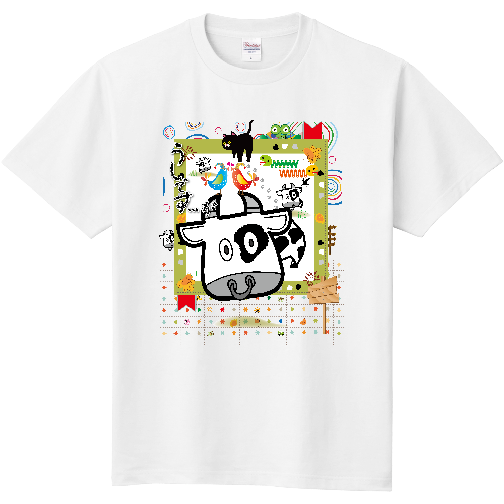 B002 『うしですが』 定番Tシャツ|PrintStar