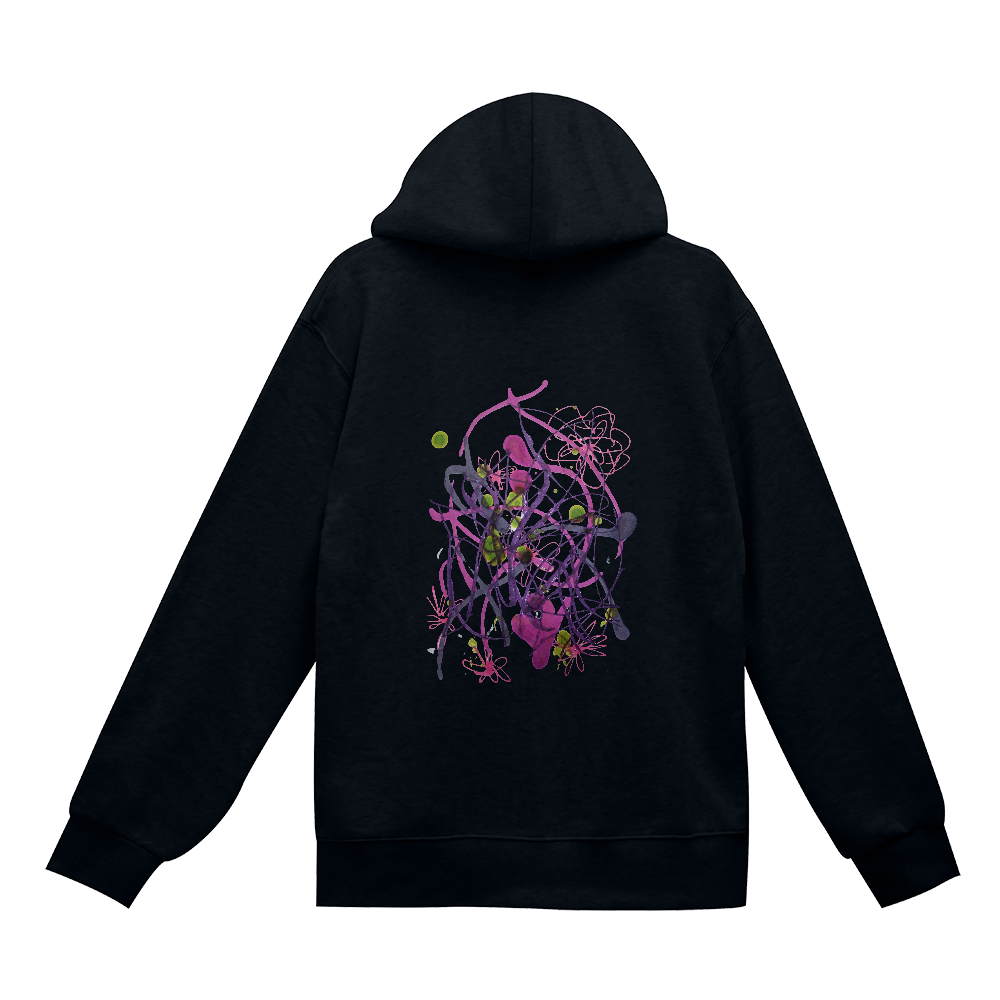 アルコールインク定番ジップパーカー