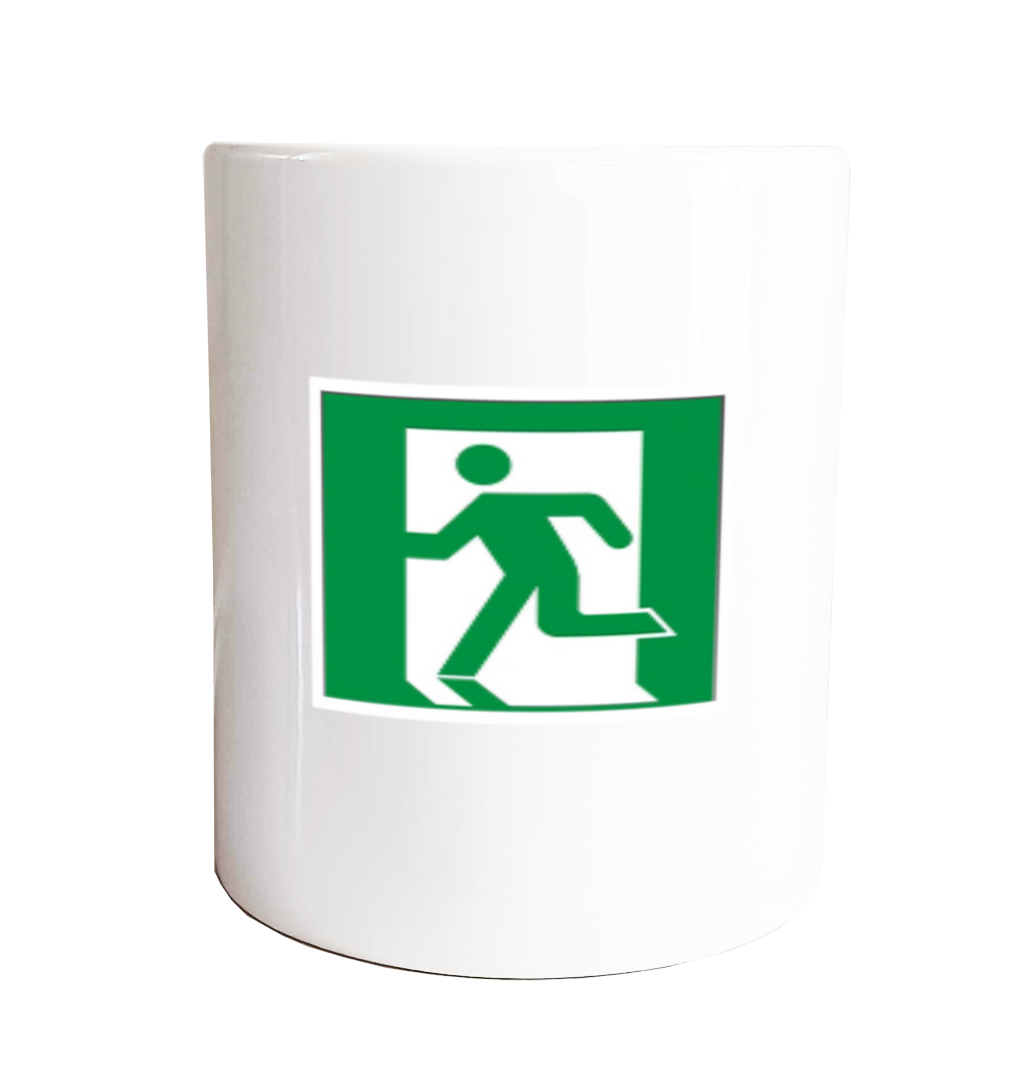避難口ピクトマグカップ