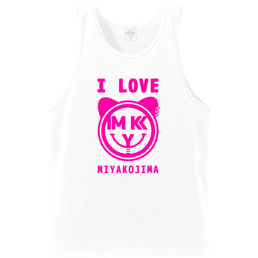 アイラブ宮古島タンクトップピンク