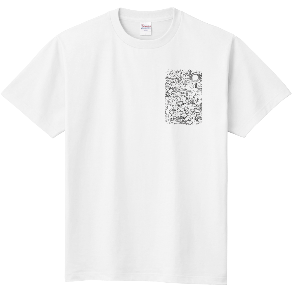 妖怪夜桜Tシャツ