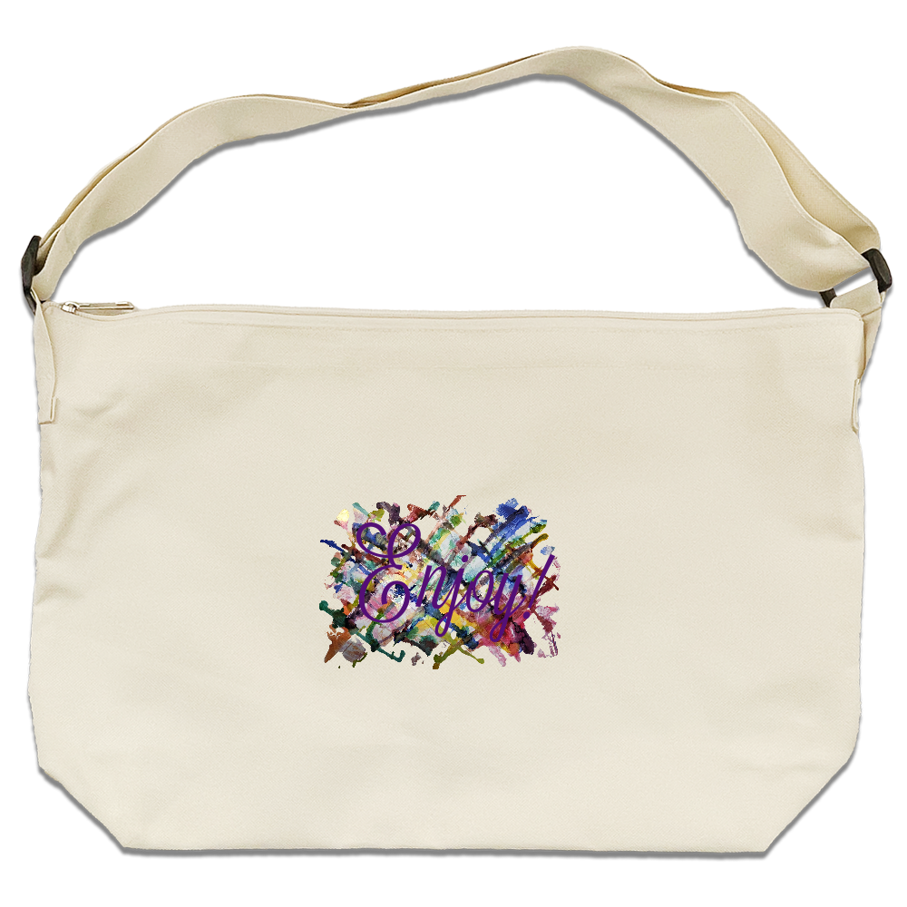 アルコールインクジップショルダーバッグ