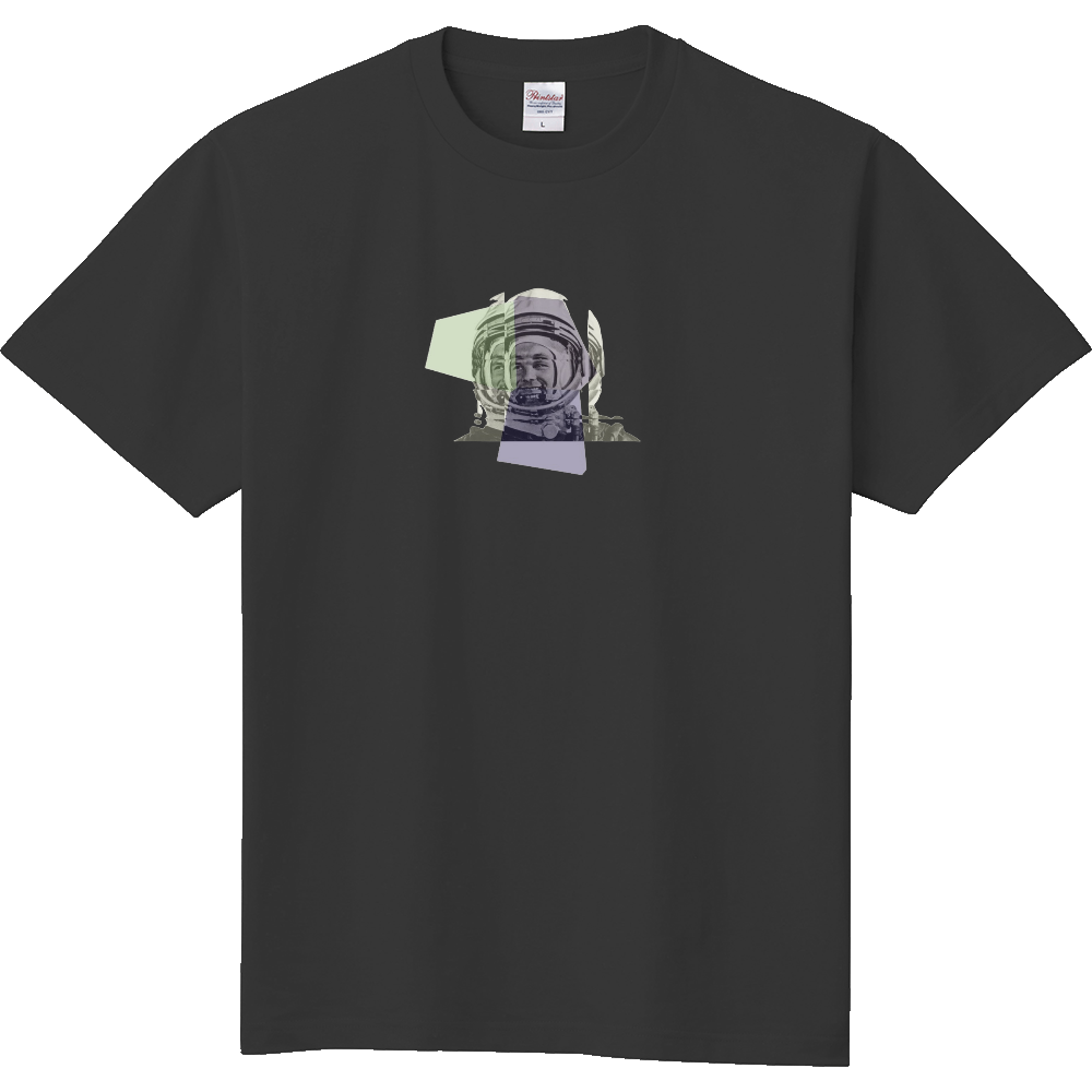 ガガーリンTシャツ スモークブラック