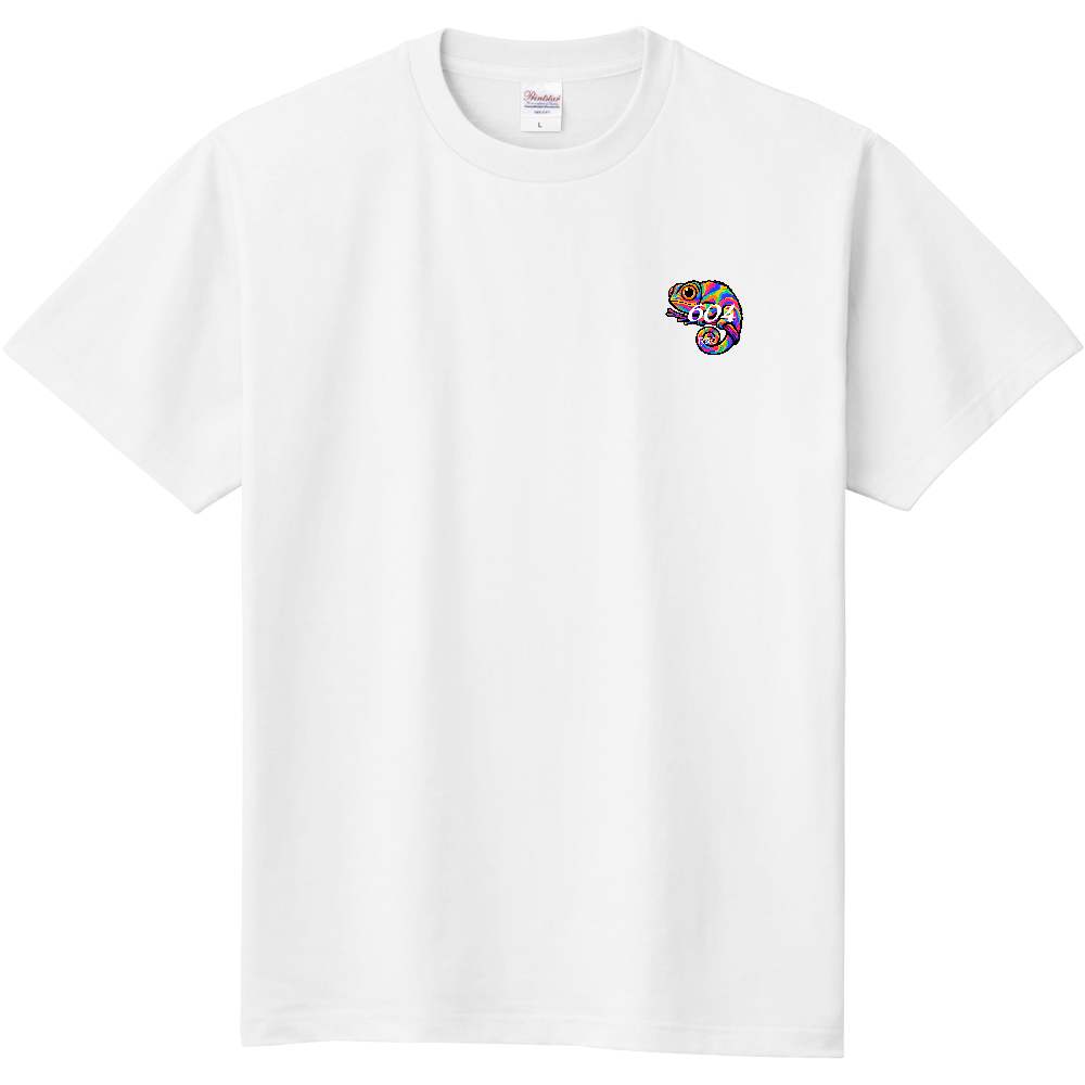 LSD4オリジナル「RAZOR&COKE」604 Psychedelic Animal カメレオンS胸