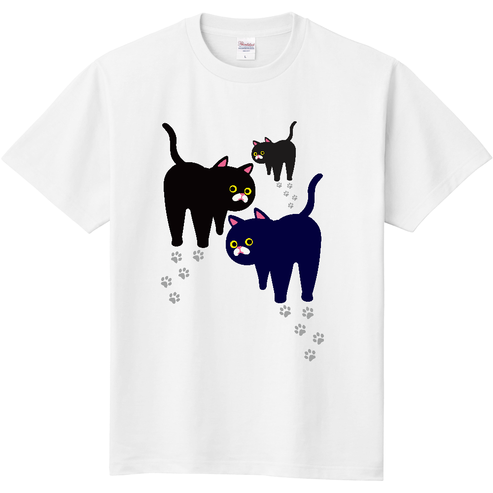 B006　『ねこ』　定番Ｔシャツ｜PrintStar