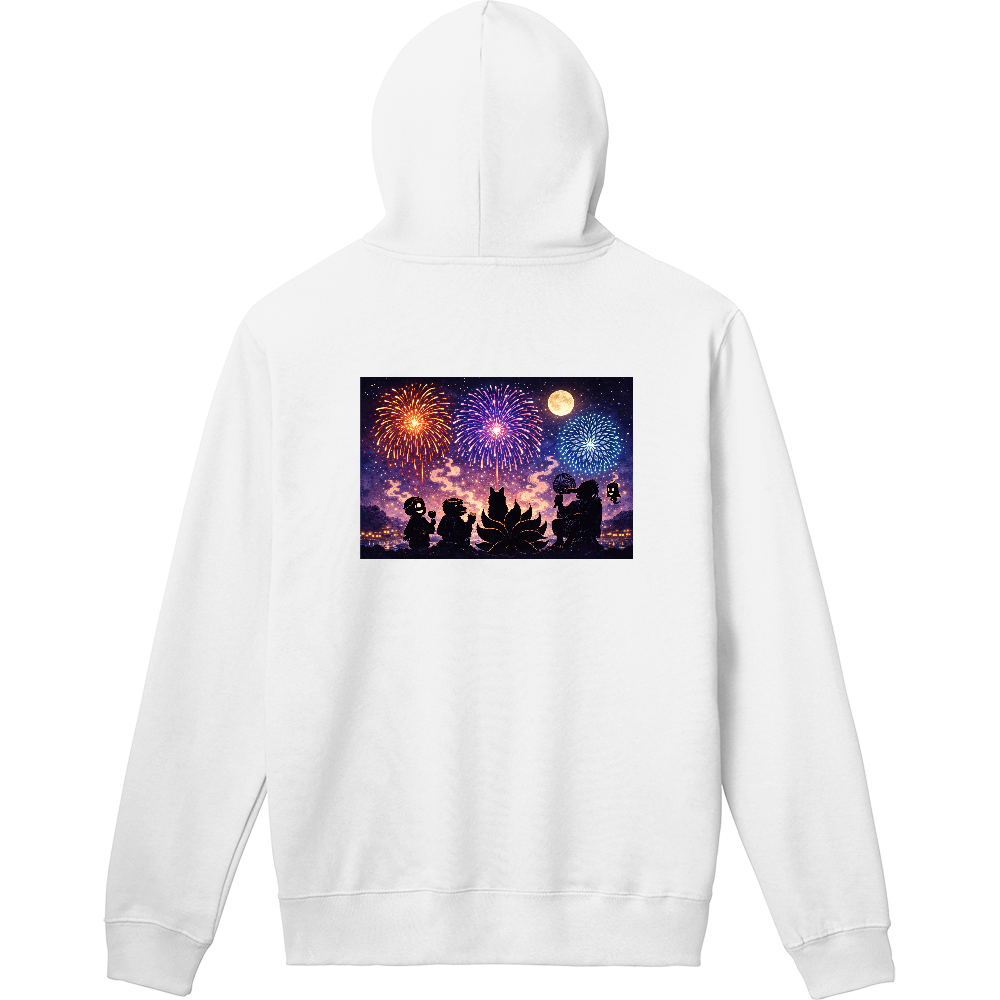 妖怪花火大会パーカー