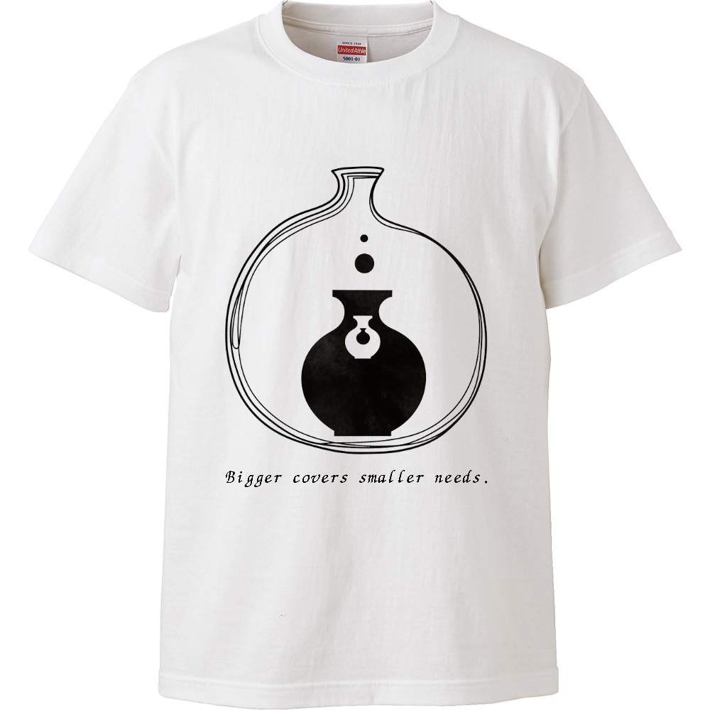 [Tシャツ] Bigger covers smaller needs.