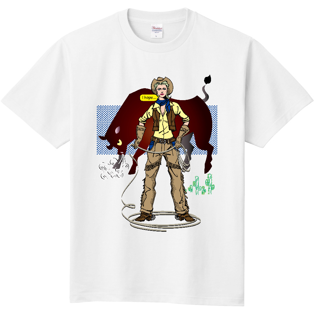 A024 『カウガール』 定番Tシャツ|PrintStar