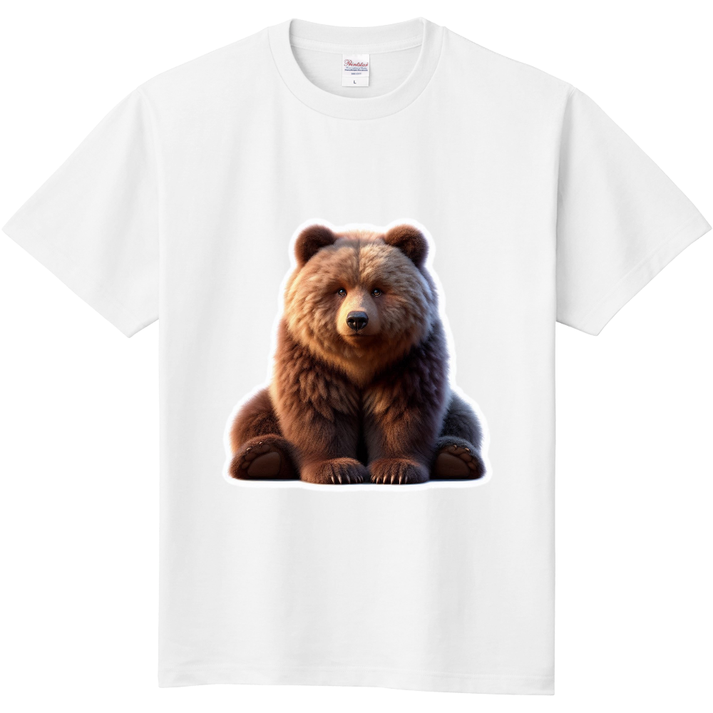 座り込むリアルクマ