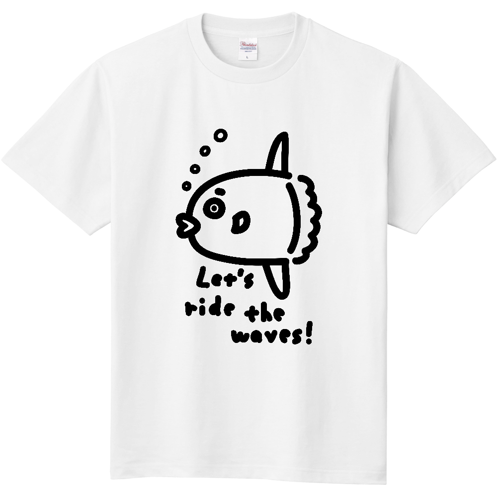 水泳 -波に乗るマンボウ