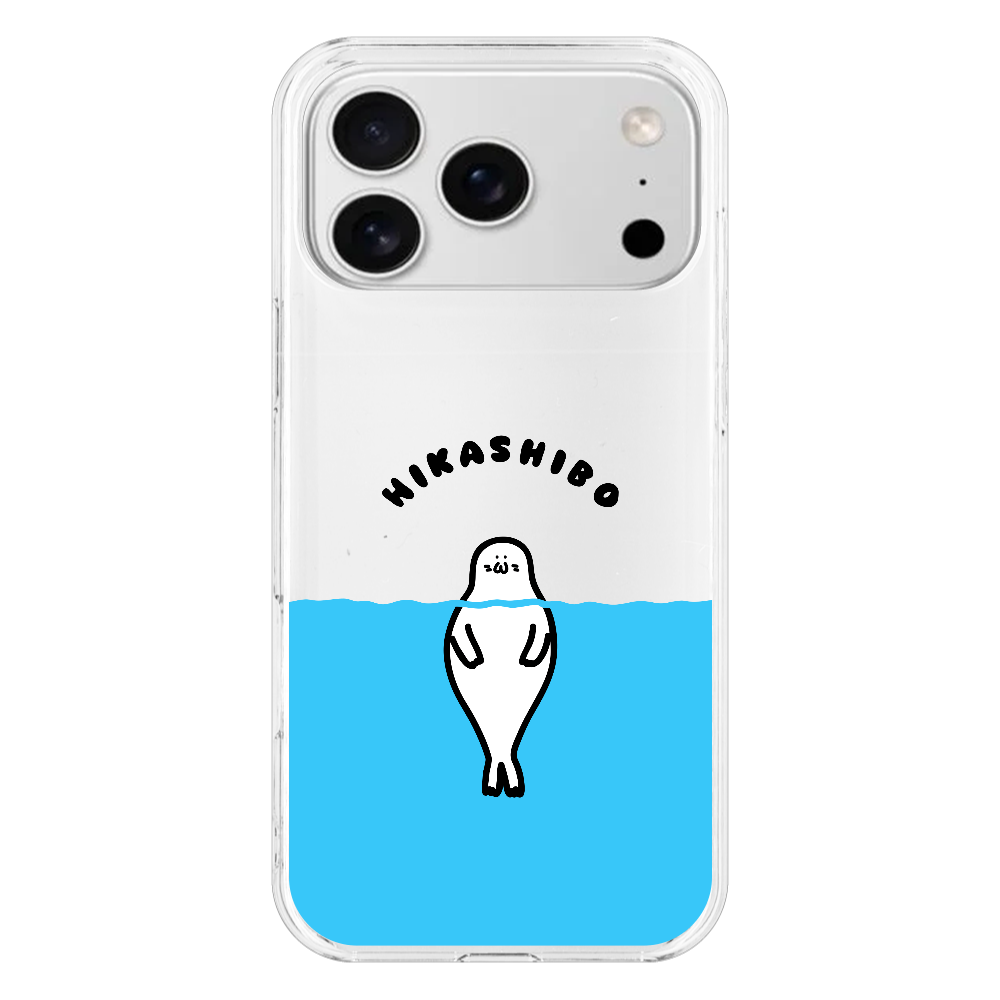 皮下脂肪の厚いアザラシ・透過背景